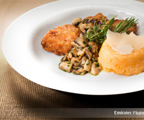 Emirates Flight Catering food photography