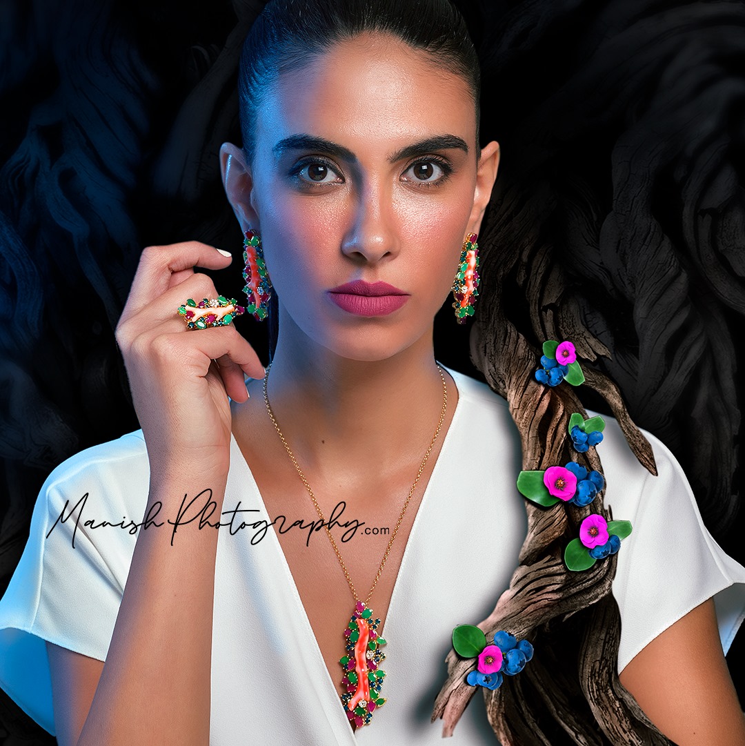 Concept Jewellery Photography with model